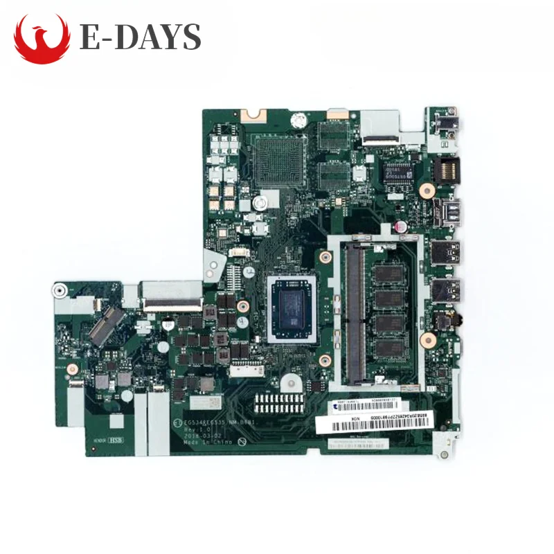 

For Lenovo Ideapad 330-15ARR Laptop Motherboard NM-B681 Mainboard with R3-2200U R5-2500U 4G RAM 5B20R56763 100% Tested Ok