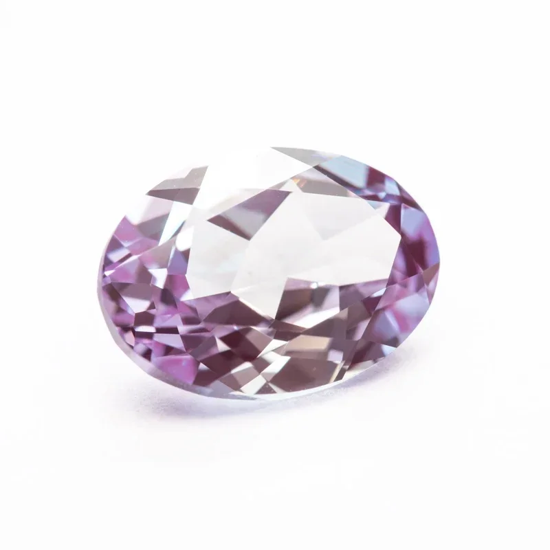 Laboratório cultivado alexandrite forma oval mudança de cor pedra diy jóias avançadas anéis brincos fazendo encantos certificado de pedra preciosa