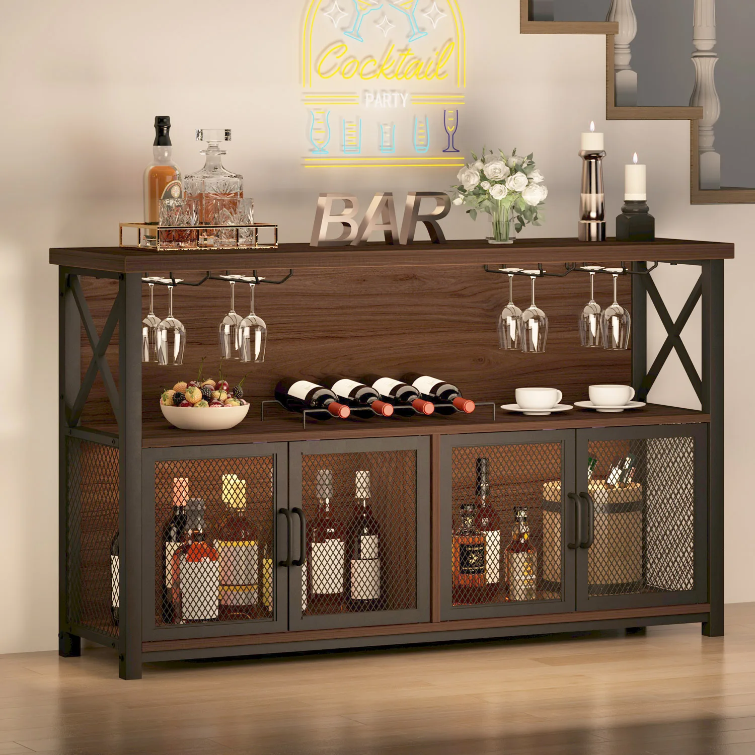 

Living Room Bar House Decoration Furniture Home Wine Cabinet Display Home Wine bar Display Storage Cabinet