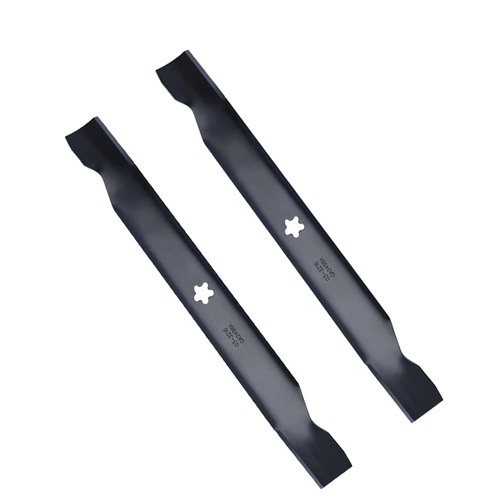 Heavy‑Duty 2‑Pack Mower Blades 138971 5‑Point Star Center Hole For Craftsman YT3000 Poulan Pro Husqvarna 42 Inch Deck