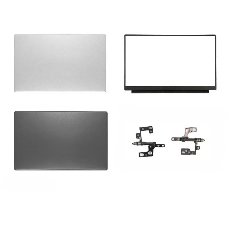 新しいシェル-huawei-matebook-d15-boh-waq9l-bohl-wfp9-bob-wah9-bob-wae9p-boh-waq9r-lcd-バックカバーフロントベゼルヒンジシルバーグレー