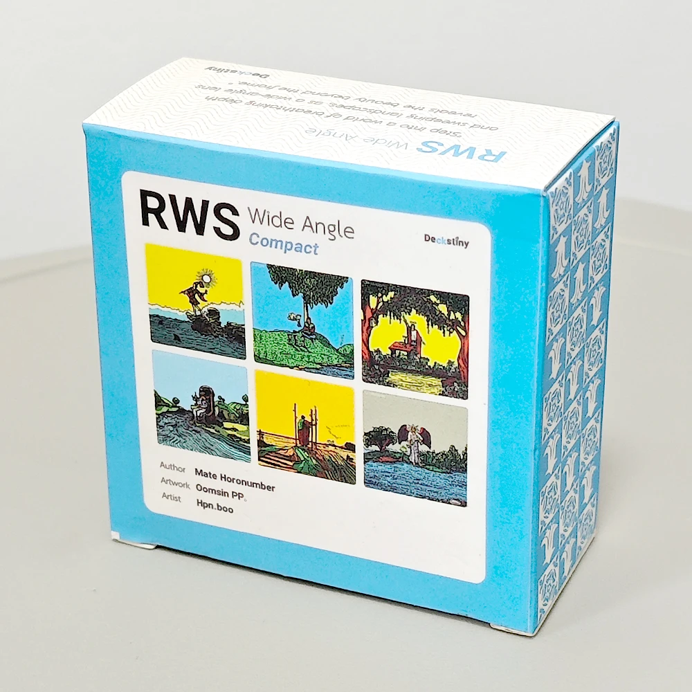 Tarocchi grandangolari RWS, 78 carte + 2 carte con cornice speciale stampate su cartoncino bifacciale 350GSM - 7*7 cm