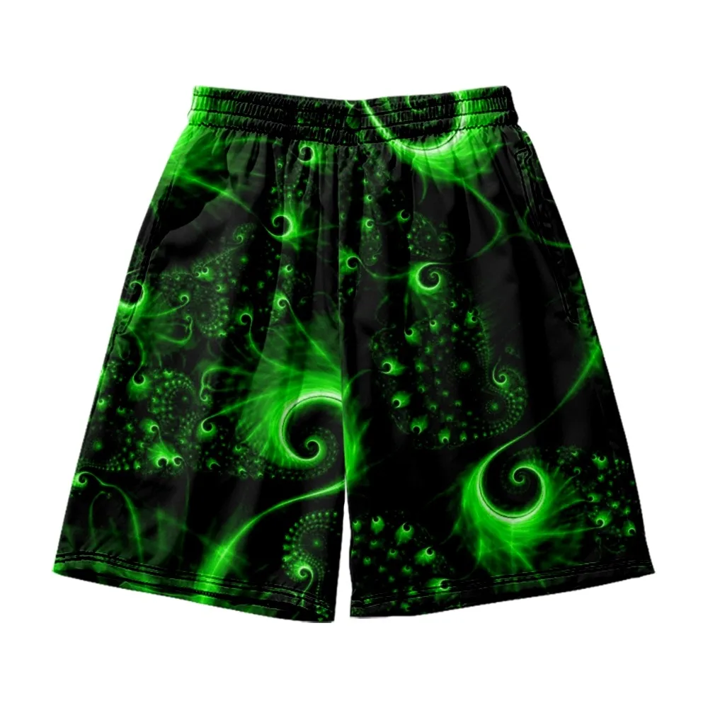 

Hawaiian Beach Shorts Men's and women's clothing 3D digital printing casual shorts Fashion trend couple Pants