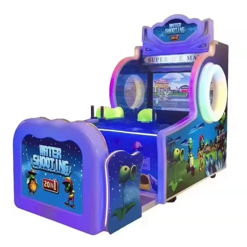 1pcs2-Person New Release Arcade Game Machine Redemption Plants Vs Zombies & Ice Man Shooting Skill Peashooter ShooterGameMachine