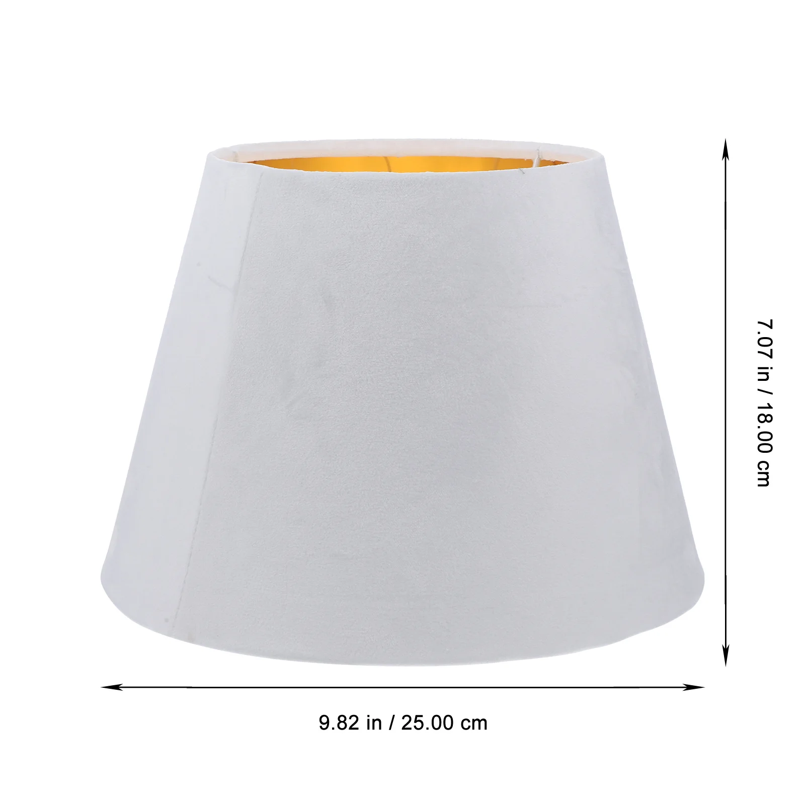 

Lamp Shades For Table Lamps Fabric Shade E27 E14 Socket Golden Liner Decorative Light Cover Bedroom Living