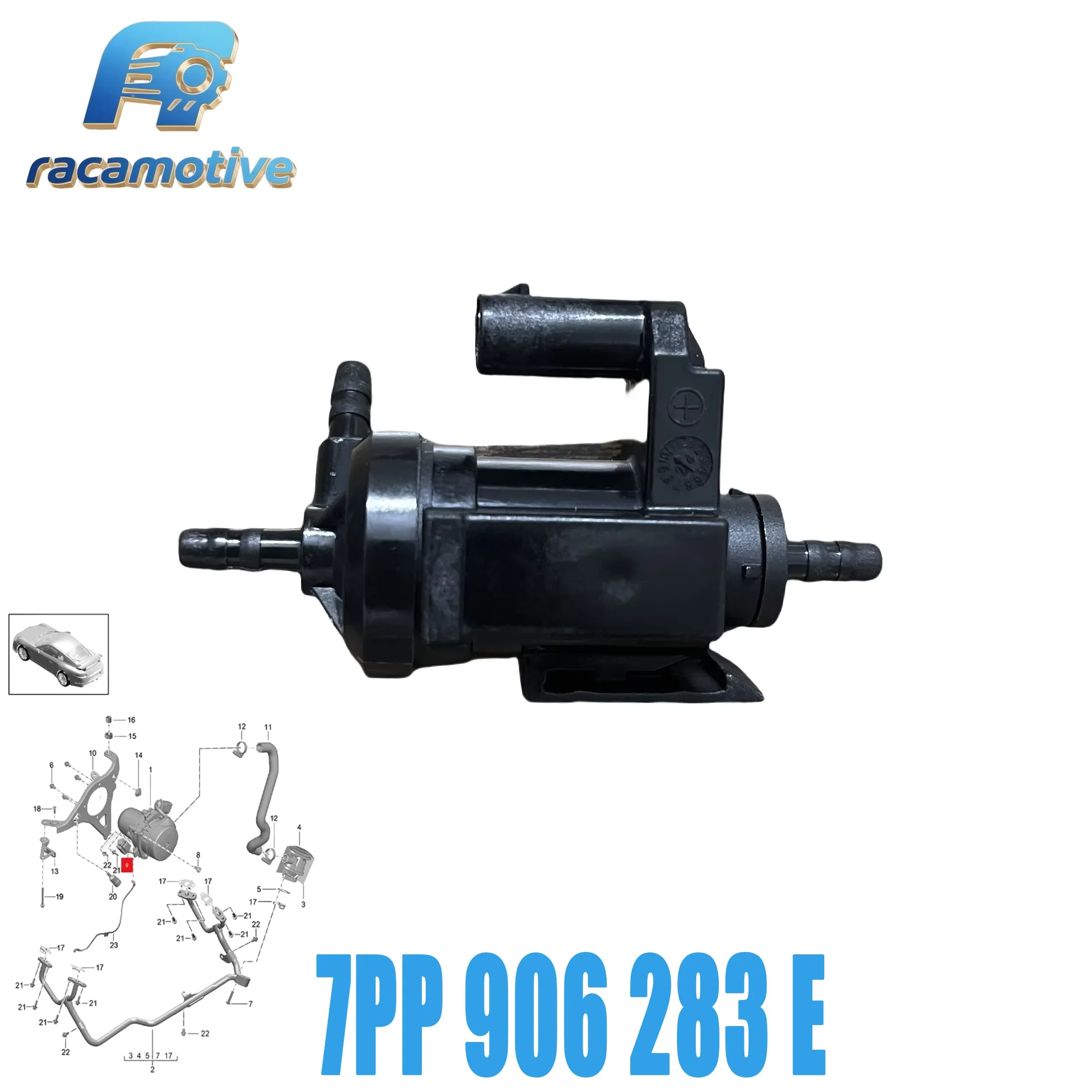 7PP906283E 7PP906283 70531702  suitable for Porsche 911 958 991 Cayenne Panamera Turbo turbo vacuum valve directional valve.