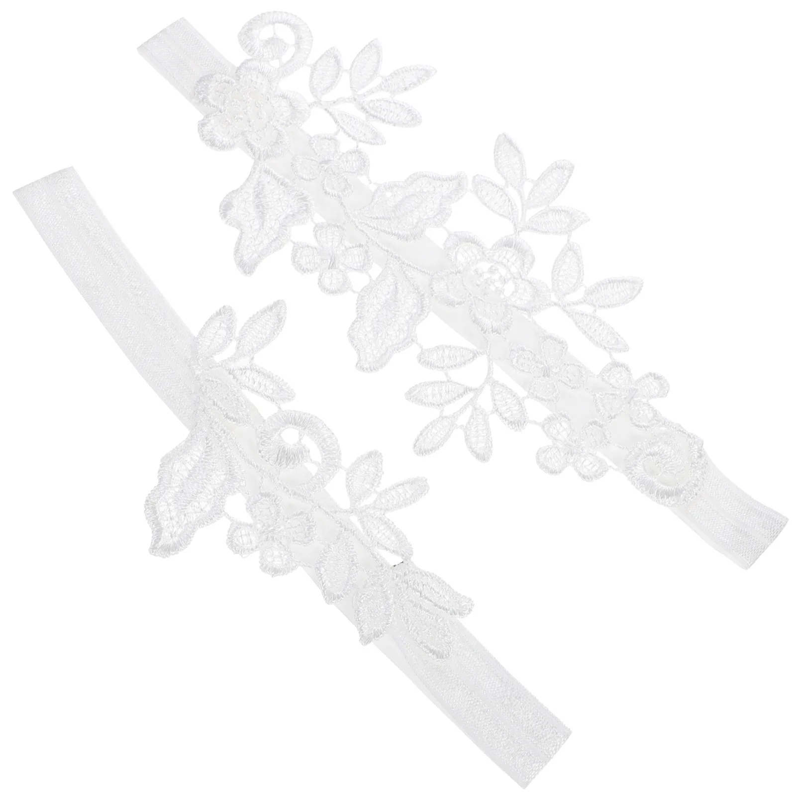 

1Set Wedding Garters Lace Bride Leg Belts Supple Thigh Bands Add Fashion Sense to Your Wedding Dressing Style Garters for Bride