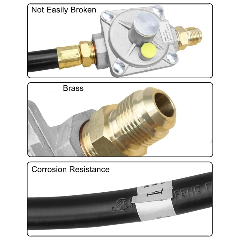 Adaptateur Conversion régulateur gaz, vannes pression adaptées aux cuisinières domestiques, livraison directe
