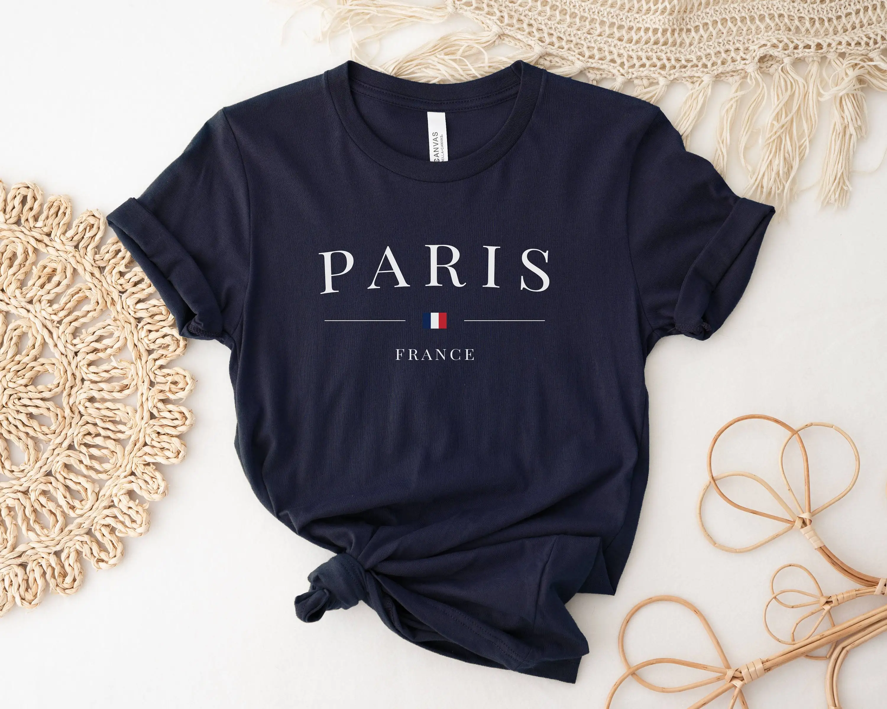 France PARIS BALI MARSEILLE ICELAND LEBANON Print Clothing Women T Shirt Black Short Sleeve Polyester Women\'s T Shirt Female