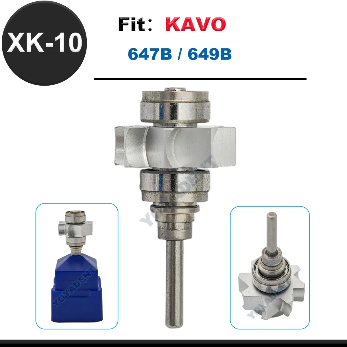 

Fit KAVO LUX 647B / 649B High Speed Handpiece Dental Turbine Cartridge Air Rotor Accessories