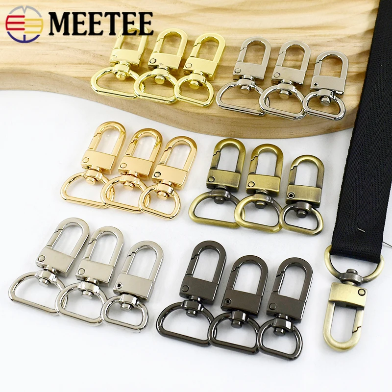 

5/10/20P 13/16/19mm Swivel Lobster Clasp Metal Buckle for Handbag Chain Bag Spring Snap Hook Carabiner DIY Hardware Accessories