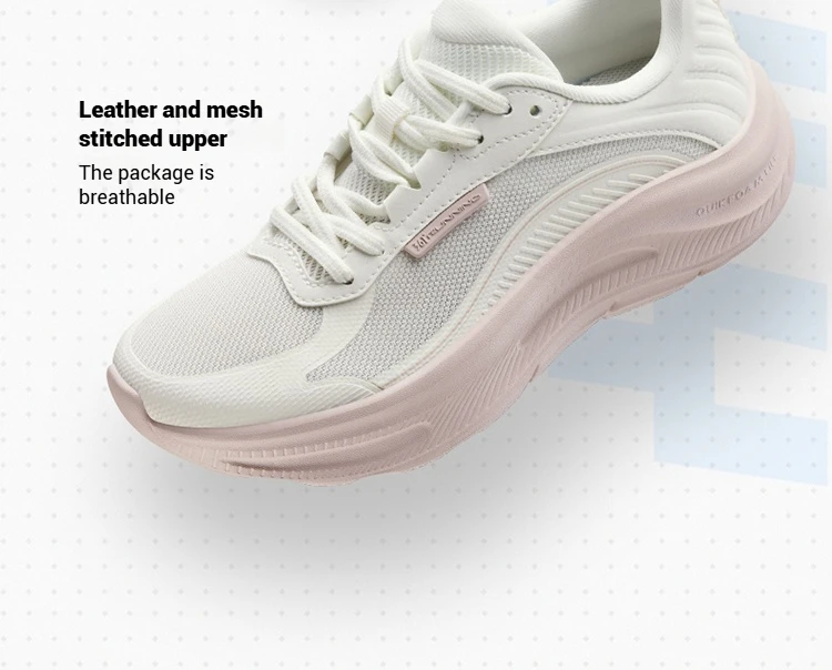 361 Degrees Damen-Laufschuhe, lässig, Mesh, rutschfest, leicht, trendig, dicke Sohle, Rebond, langlebig, Damen-Turnschuhe 682532239 – Detail 8