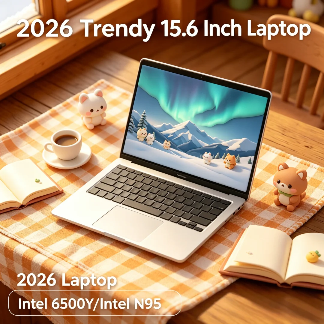 Luxe 2026new 15.6 Inch FHD Prismatic Ultrathin Laptop Intel N95/Intel 6500Y Win11 DDR4 16GB/32GB SSD Recondite Cross Border Plan