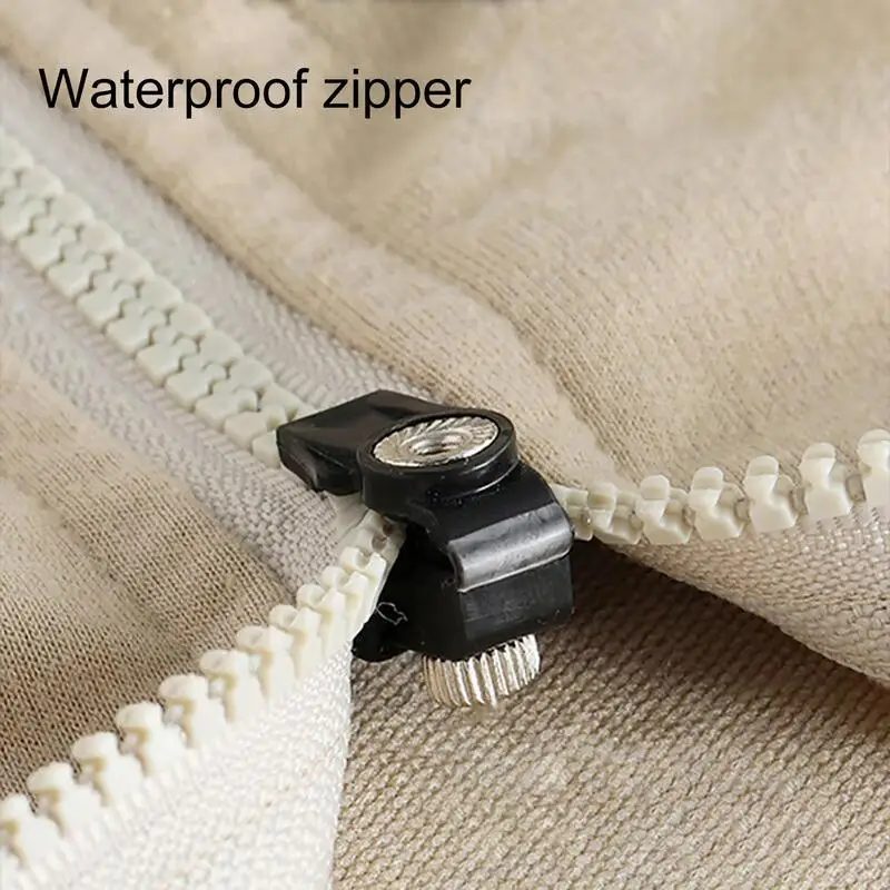 Zipper Repair Kit Quick Instant Detachable Zipper Head Replacement Universal Zipper Slider Pull for Jacket Bags Coat Free Sewing