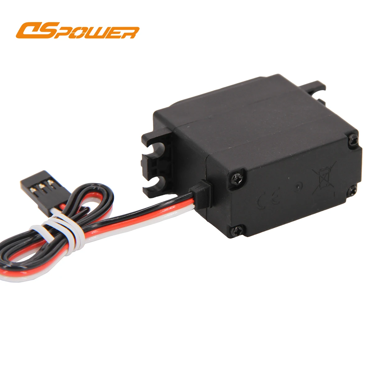 DSpower Waterproof 35KG HV Servo 180/300degree Digital PWM Metal Gear with 25T Arm for 1/8 1/10 RC Car TRX4 Scx10 104001 Toy