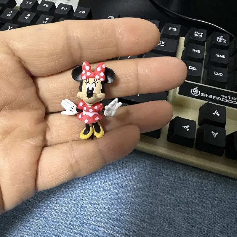 

30Pieces/lot 3CM Authentic Disney 100th Anniversary Series Minnie Doll Collection