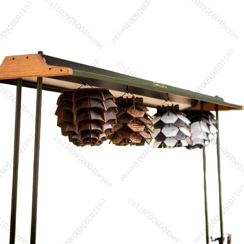 

Маленькая лампа для кемпинга на открытом воздухе, атмосферное украшение, светодиодный фонарик, акриловый персонализированный декоративный фонарь, 1 шт.