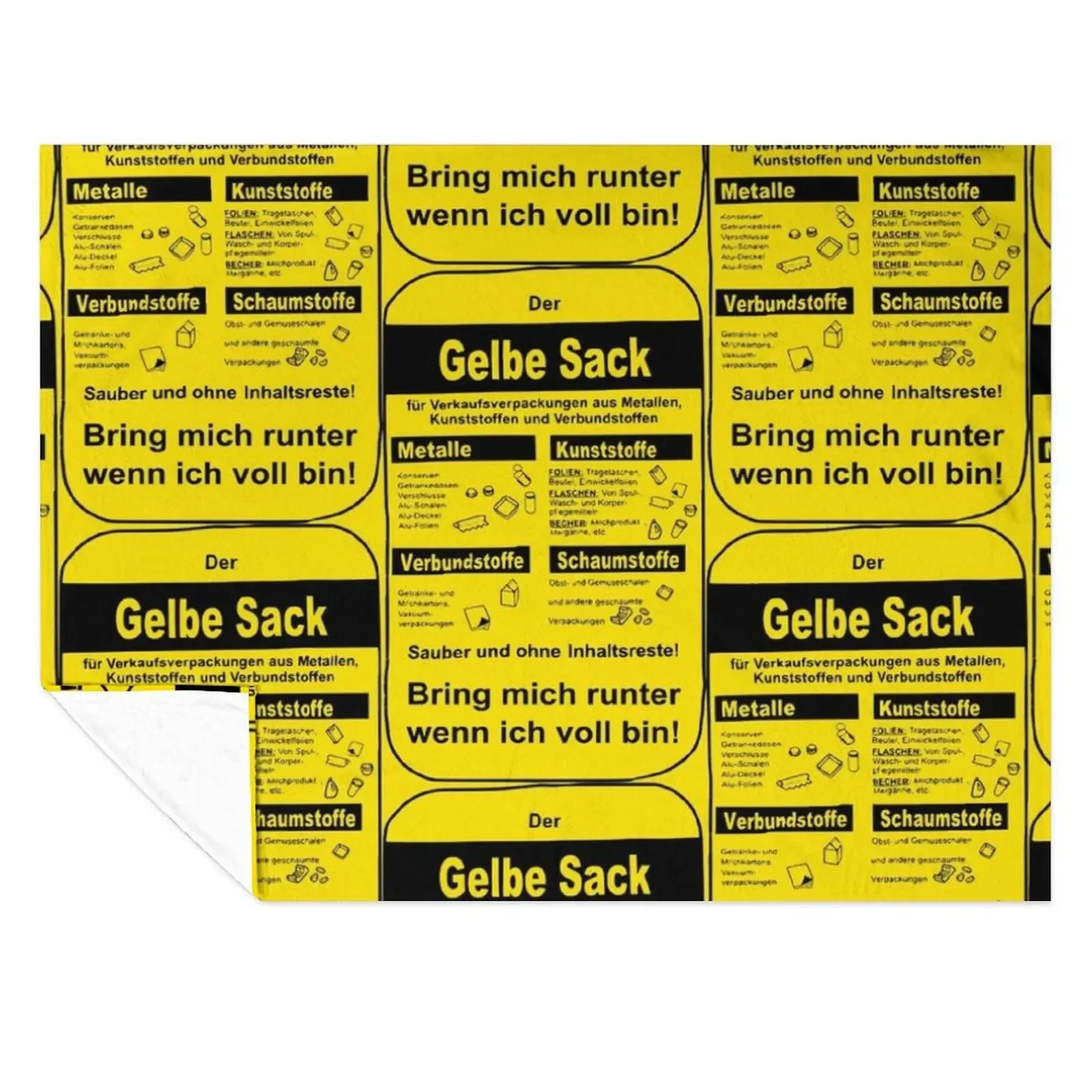 

The yellow bag Throw Blanket Soft Big Beach Sofa Blankets For Baby Blankets