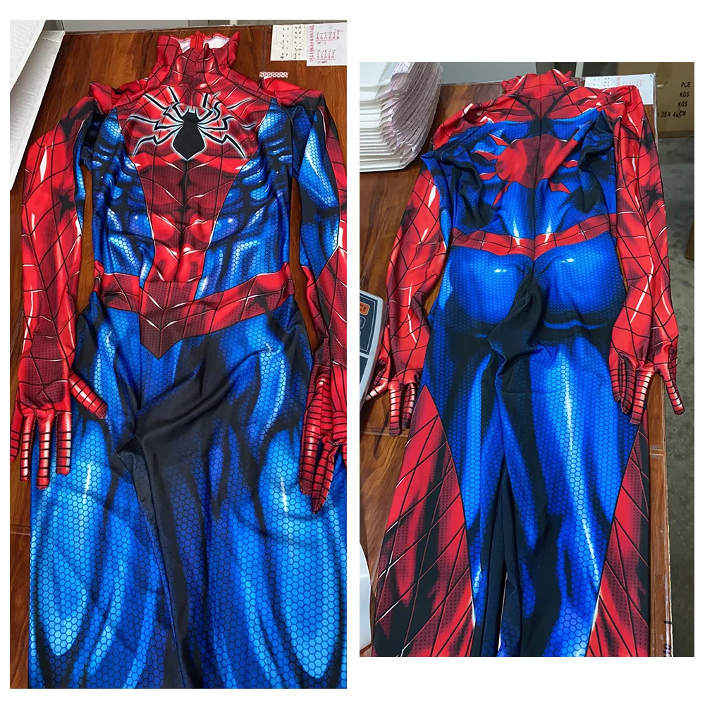 Ultimate Armor MK 4 SM Cosplay Superhero 3D Printed Dye Sublimation Spandex Bodysuits Spidey Halloween Costume Outfit Adult - view 6