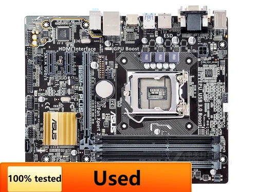 Imagen 1 del producto Asus B85M-G PLUS Intel B85 placa base de escritorio Original LGA 1150 Core i7 i5 i3 DDR3 32G usada