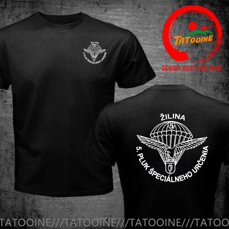 Slovakia Army Special Operation Forces 5th Special Purpose Regiment T Shirt Men Fashion Trendy Casual Clothing Stylish Tops