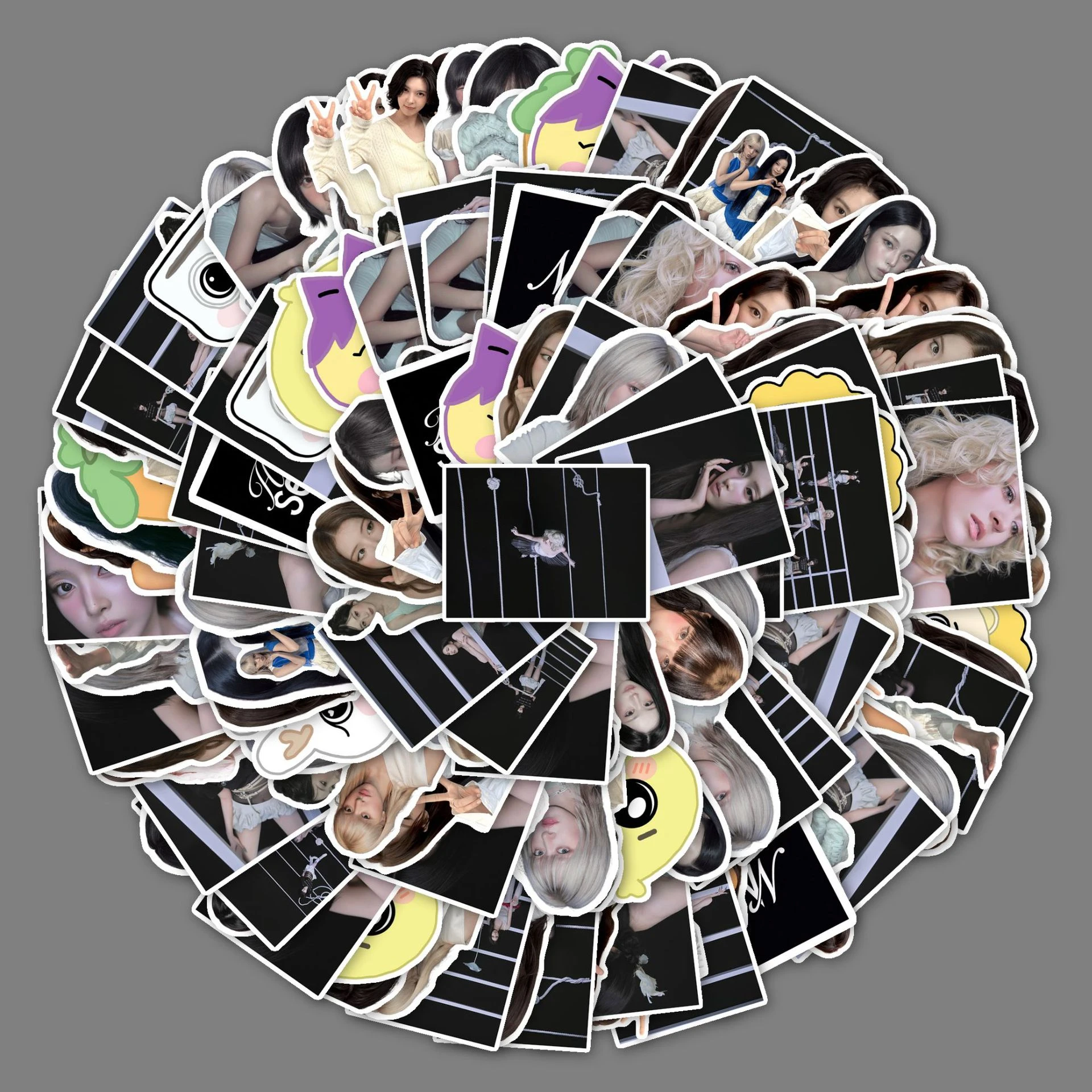 In-stock 63PCS NEW KPOP mini 5th album Heavy Serenade,NMIXX,Crescendo,Different Girl,LOUD,Lily,Haewon,Sullyoon,stickers,Decals - view 4
