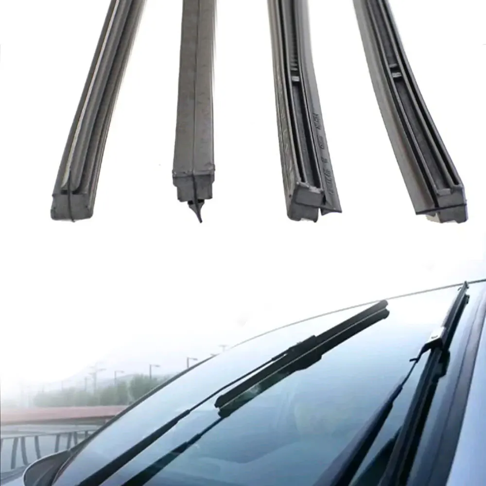 

26'' Auto Insert Rubber Strip Windshield Wiper Blade Refill Universal Windshield Replacement Refills Strips 10mm Frameless Wiper