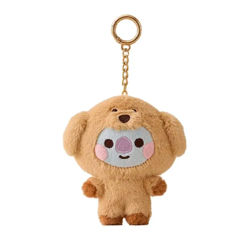 Hot Anime Cartoon Bt21 Knuffel Y2K Creatieve Nieuwe Pluche Pop Y2K Mode Rugzak Sleutelhanger Accessoires Cadeau voor Vrienden