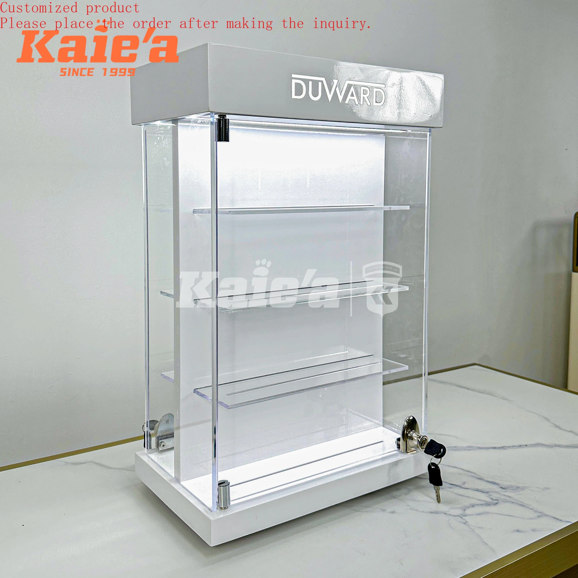 

Factory Custom Acrylic Jewellery Display Cabinet Showcase Necklace Stand