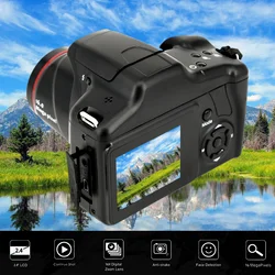 High Definition SLR Camera 16MP 1080P 16X Zoom 2.4 Inch Long-Focus Digital Camera TFT Screen Anti-shake Digital SLR Camera