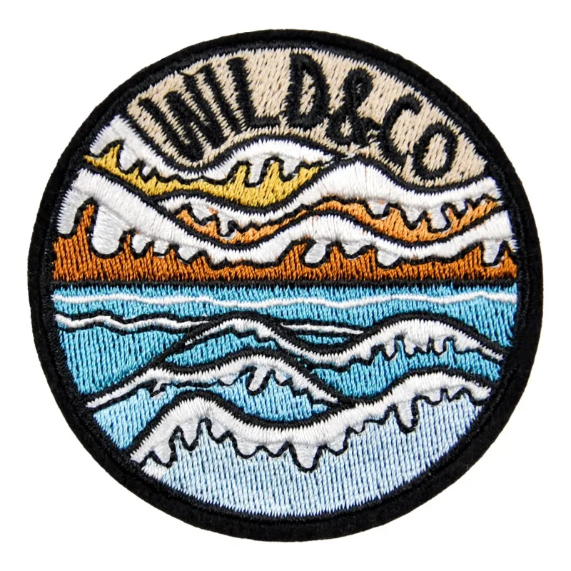 Рисунок 5 - Красочные круглые вышитые тканевые наклейки