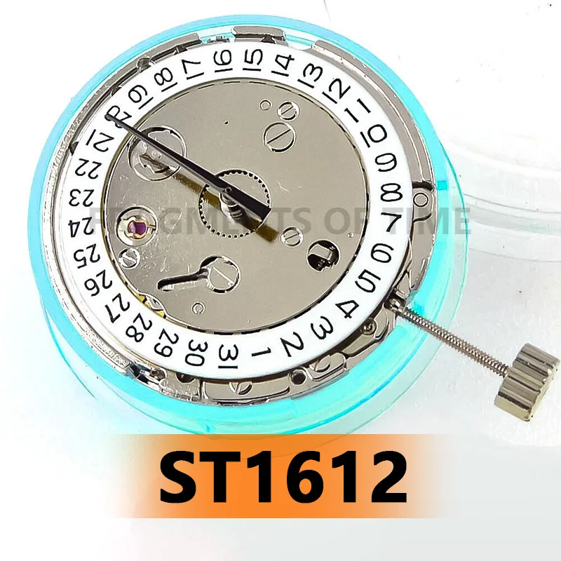 ST1612 Автоматический механизм 21 драгоценный камень Белая дата 3H TY2806 Механический механизм наручных часов