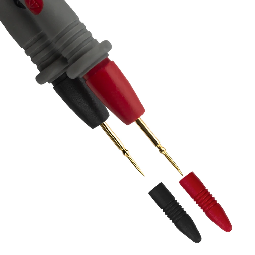 

Golden Plated Probe Test Leads Silicone Multimeter Cables Super Pointed Thin Clamp Meter Testing Wires Digital Multimeter