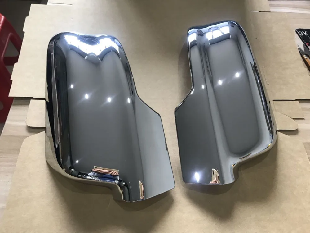 High Quality One Pair Mirror Cover Car Side Rearview Mirror Cover Cap Trim Electroplating Process For Dodge Ram 1500 2013-2021