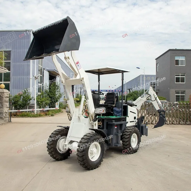 Cheap  Mini Front End Loaders Mini Telescopic 4 Wheel Electric Small Loader 400kg 600kg Hot Sale