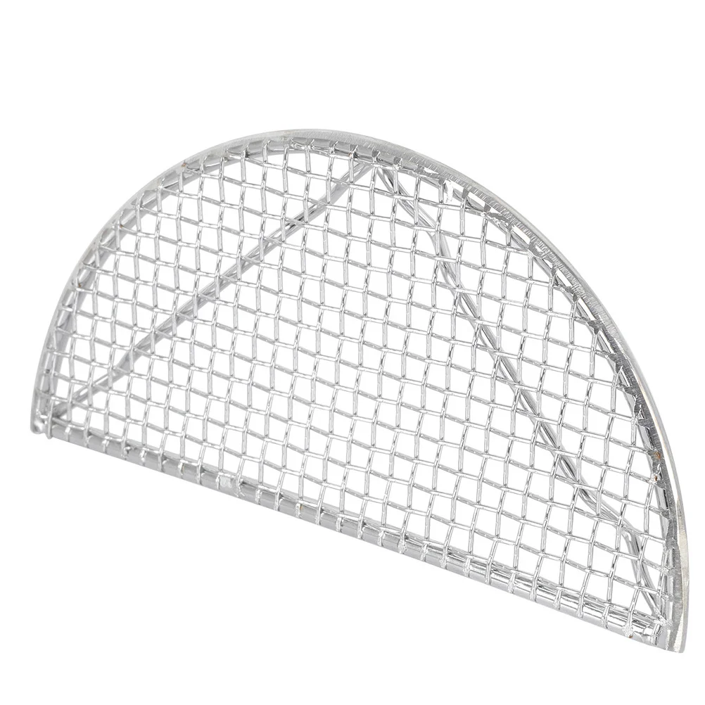 

1pc Semicircle Deep-Fry Tool Stainless Steel Mesh For Tempura Japanese Style Fry Food Net Household Kitchen Supply Half Round