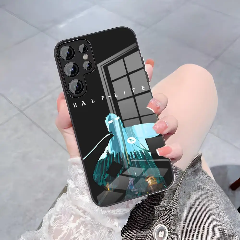 H-Half Life Game Phone Case For Samsung A57 A37 A33 5G A54 A36 A35 A56 A52 A17 Shockproof Glass Cover