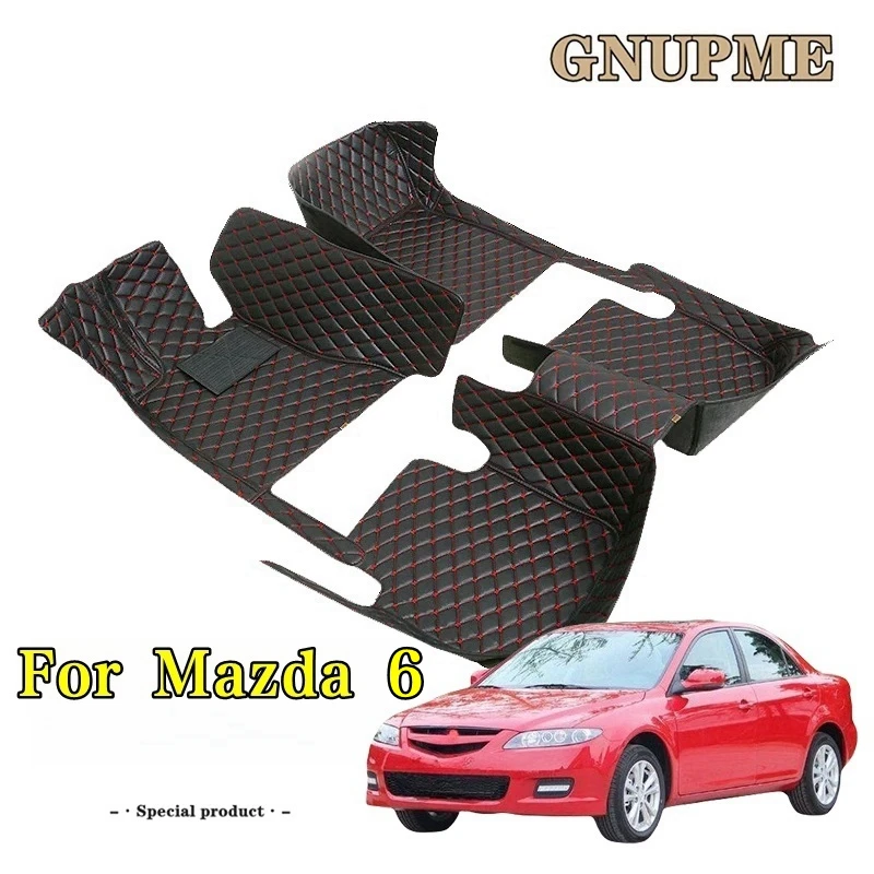 Custom Car Floor Mats For Mazda 6 2006 2007 2008 2009 2010 2011 2012 2013 2014 2015 2016 Auto Carpets Foot Coche Accessorie