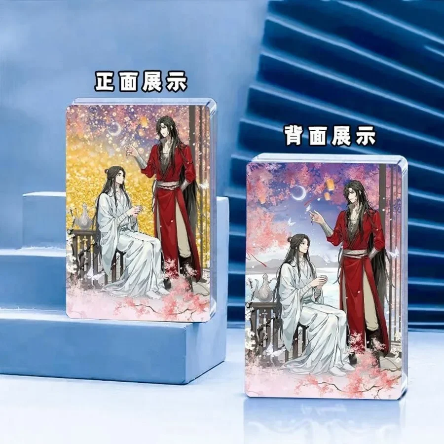 Anime Heaven Official's Blessing Xie Lian Hua Cheng Cosplay Quicksand Mahjong Acrylic Brick Birthday Xmas Gift Standing Sign