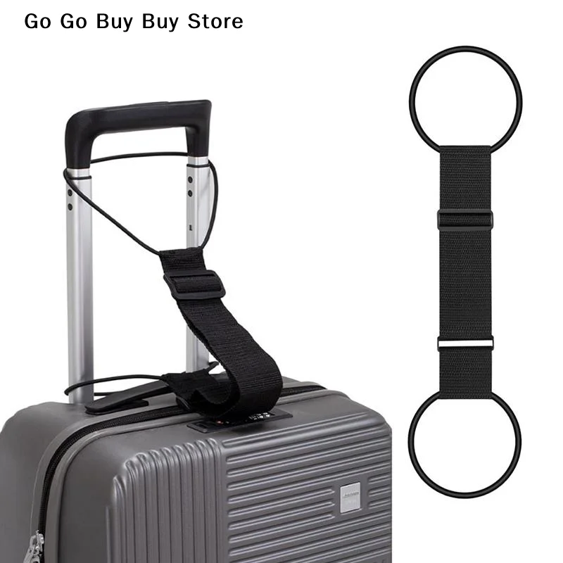 【S】Adjustable Elastic Luggage Strap With Hook Loop For Securing Luggage Suitcase Bag Organizer Hold-Down Straps Travel Accessory