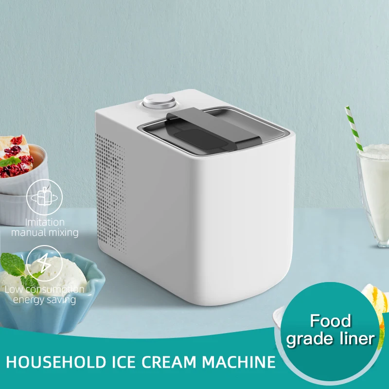 500ML Automatic Italian Ice Cream Machine Making Roll Household Full Fruit Sorbet Dessert Yogurt Ice Maker