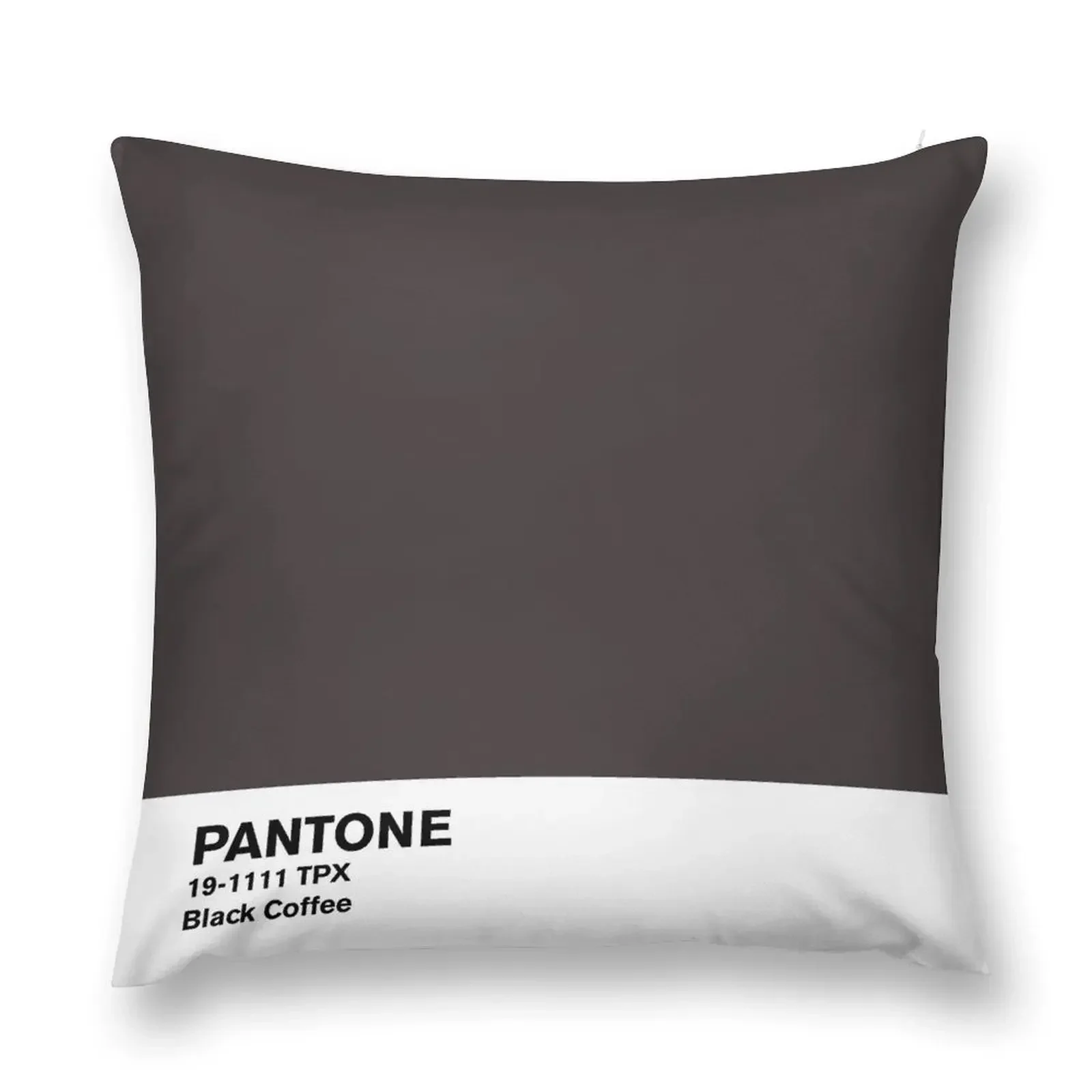 

Black Coffee Pantone Throw Pillow sleeping pillows christmas decorations 2025 pillow