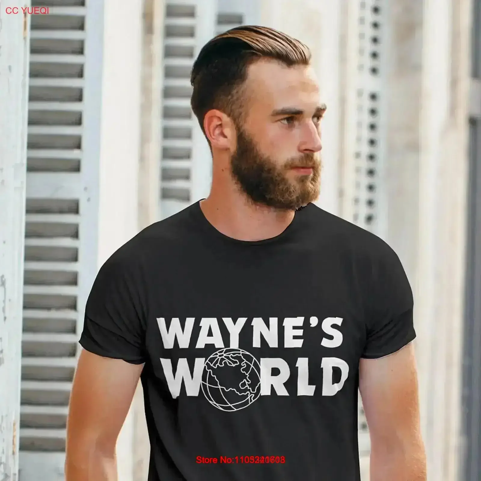 

Футболка Wayne's World, винтажная стираная футболка с рисунком, мягкая модная эластичная дышащая удобная повседневная дизайнерская одежда, винтажная одежда