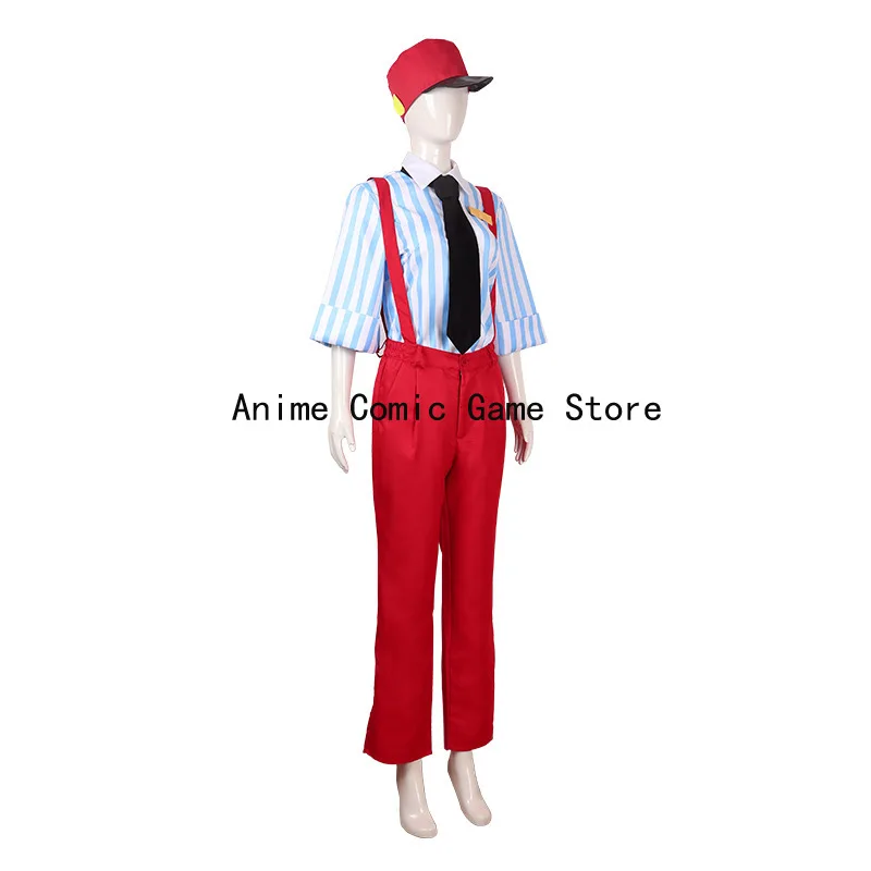 In Stock Kasane Tetoo Cosplay Hypnotist Cosplay Costume Wig  Anime Uniform Red Set Halloween Party Outfit for Women