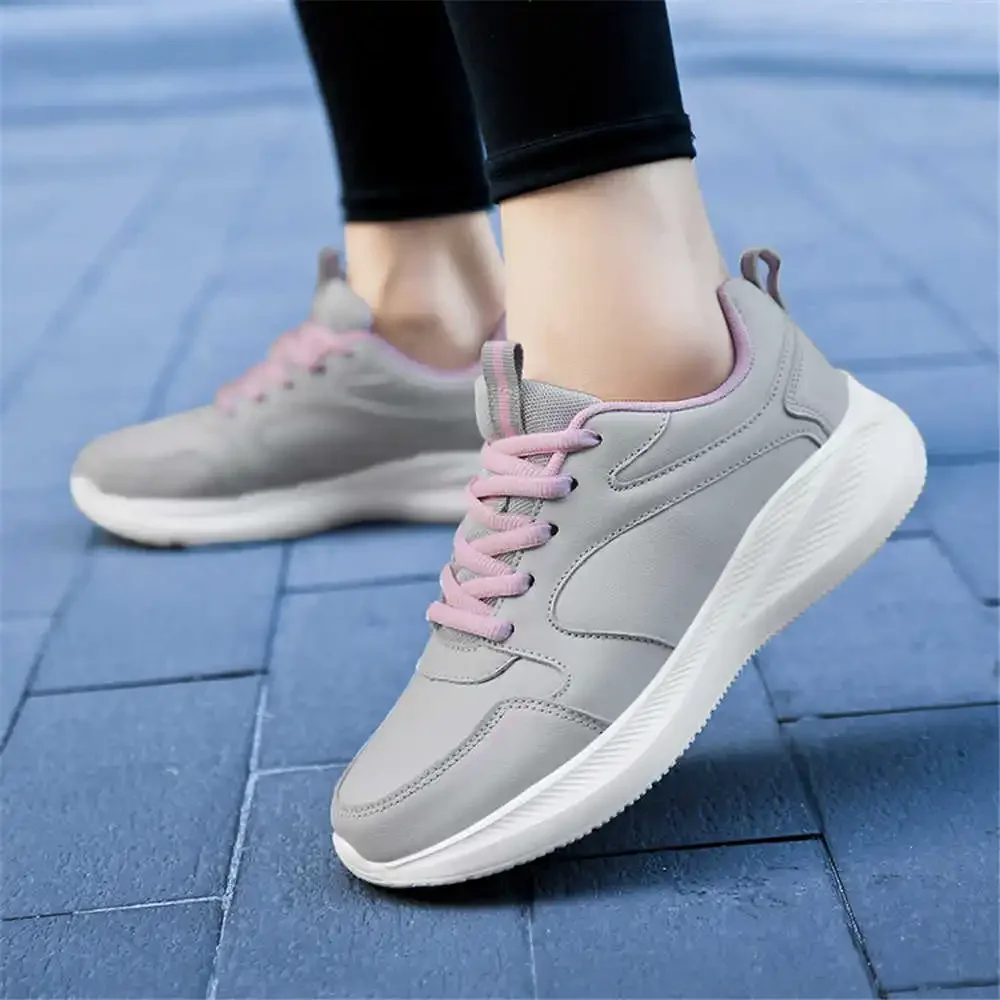 Sepatu musim gugur Nonslip, sepatu olahraga tenis wanita warna hitam, sepatu kets olahraga latihan wanita, sepatu sneaker Donna Super dijual