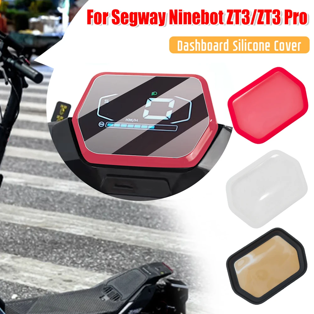 غطاء سيليكون للوحة القيادة المقاومة للماء ملحقات سكوتر كهربائي مقاوم للغبار والخدش لـ Segway Ninebot ZT3/ZT3 Pro #2