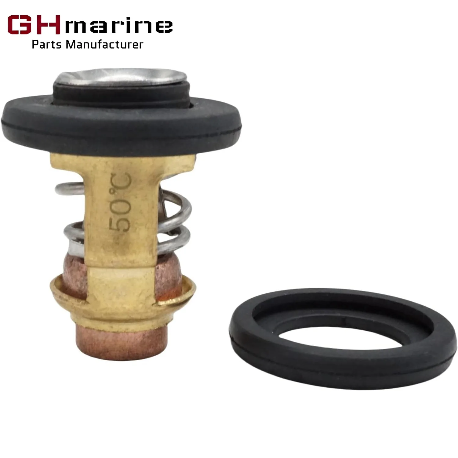 

Outboard Thermostat for Yamaha 2 Stroke 3-250 HP Outboard Motors 6E5-12411 688-12411 6H3-12411 Parsun T15-04000010 18-3622