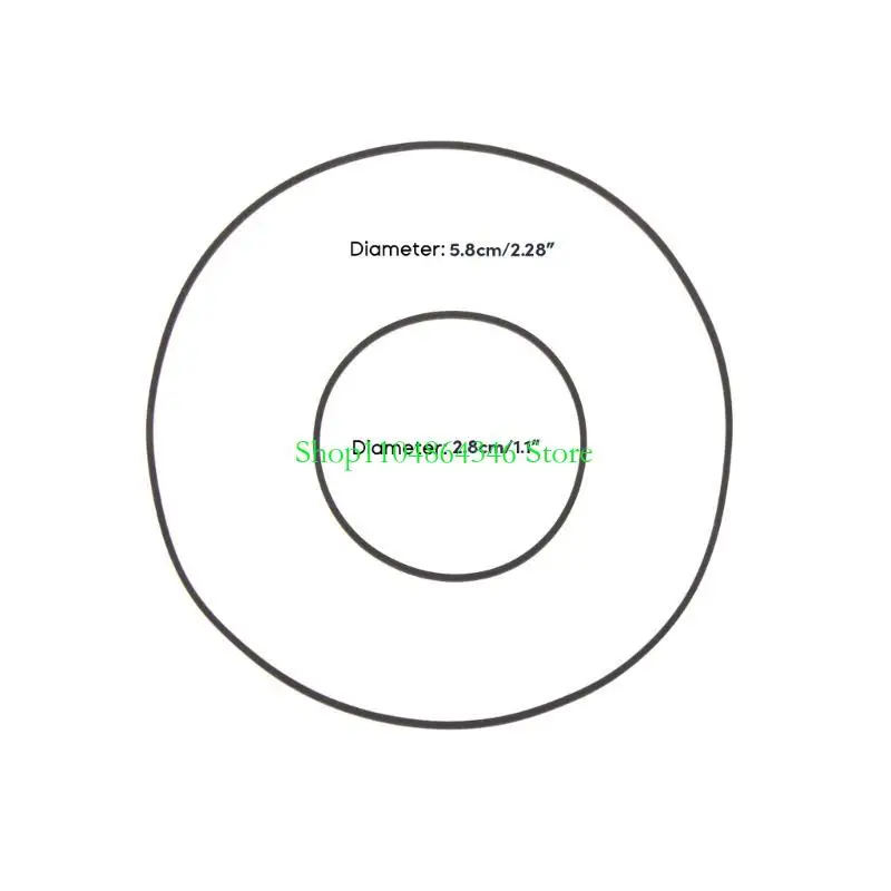 5asd 2Pcs/ Set Replace Turntable Belt for RQ CW05 Video Drive Belts 9cm 4cm