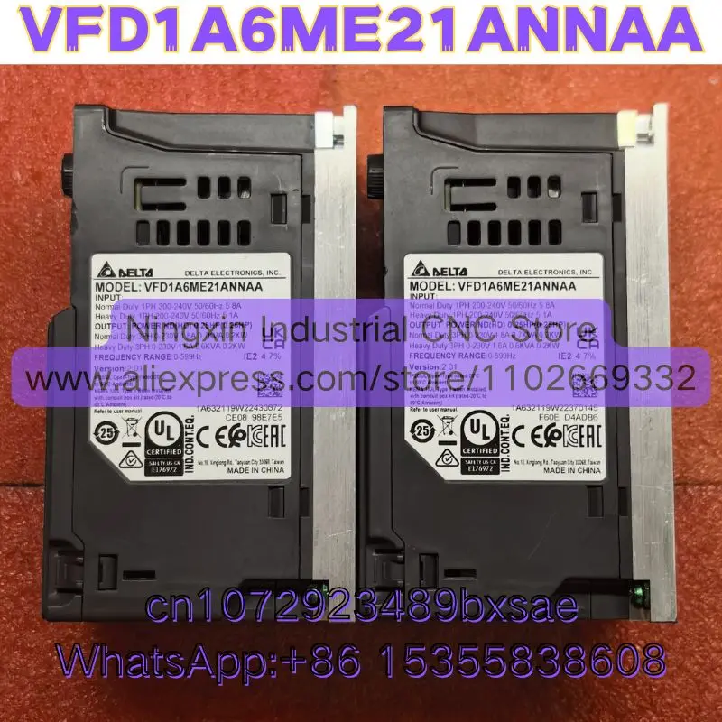 Second-hand VFD1A6ME21ANNAA Shipped Quickly Inverter Tested OK