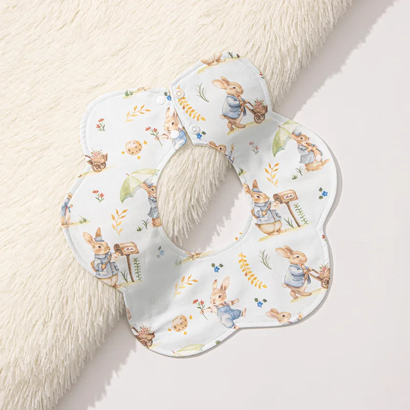 

Детский двусторонний нагрудник из чистого хлопка, нагрудник для кормления новорожденных, водонепроницаемый и устойчивый к пятнам, ткань из бамбукового волокна